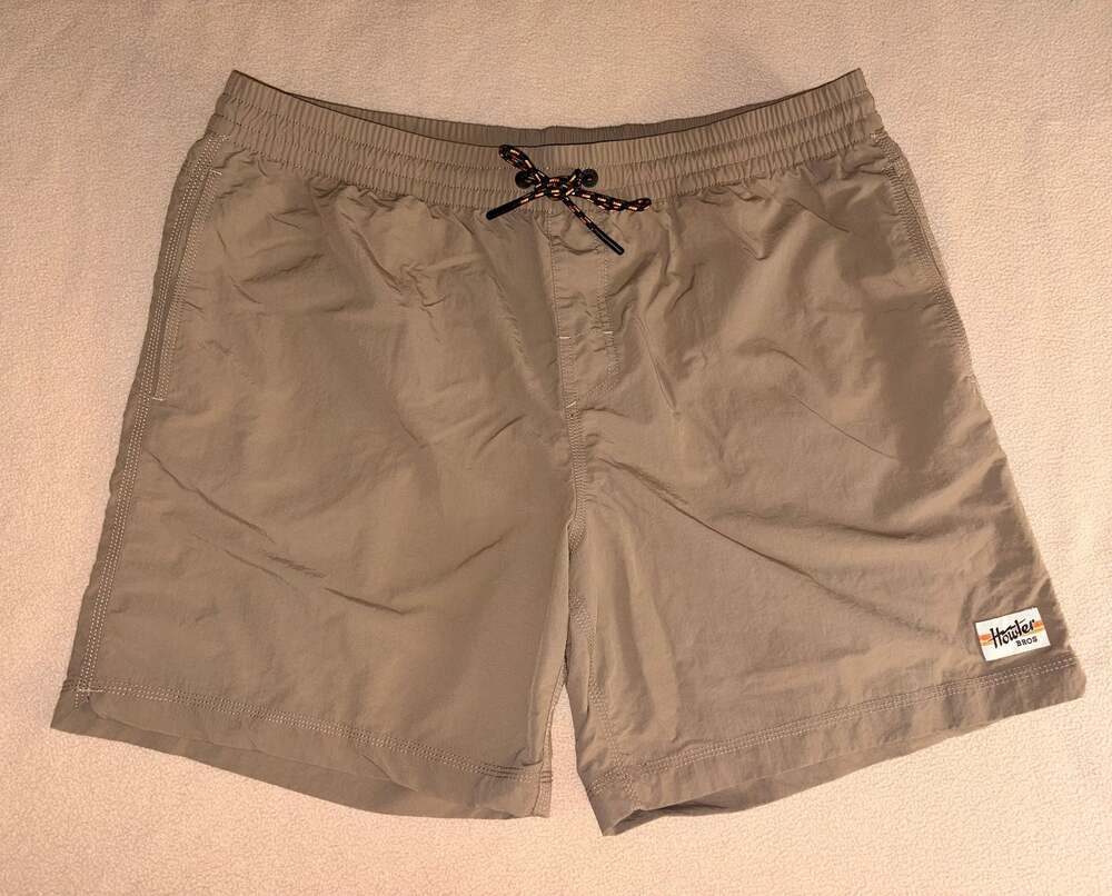 Howler Brothers Men's Salado Shorts XL Brown Nylon